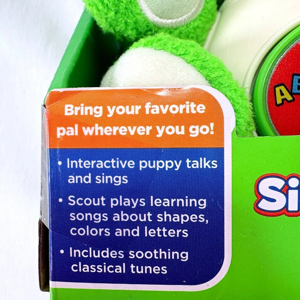LeapFrog Sing & Snuggle Scout Interactive Educational Puppy Plush Toy New